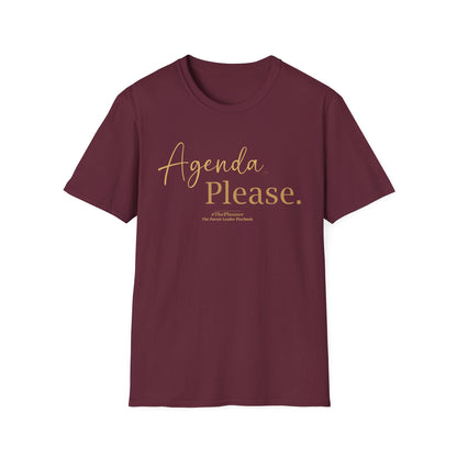 "Agenda… Please." Tee | #ThePlanner